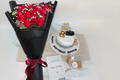 Birthday Bliss Box - Premium gift set with cake, bouquet and cookies
